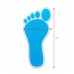 FixtureDisplays® 42 Footprint Self Adhesive Sticker Film Laminated Easy Write Wall Floor Decor Craft Stairs Walk Footprint Social Distance Queline Floor Marker/ Floor Sticker 15038